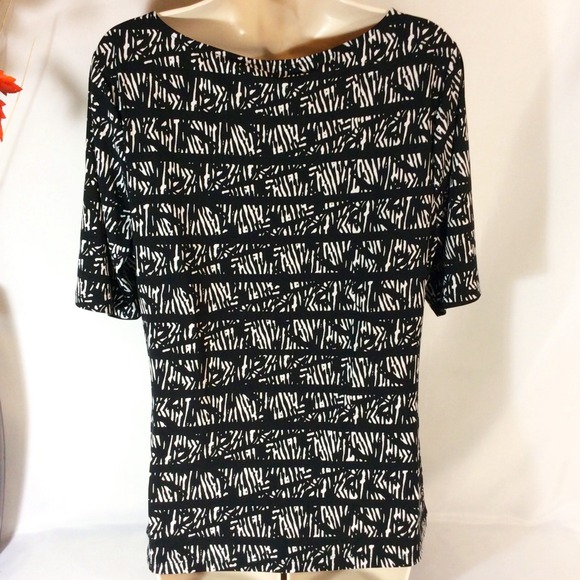 🎉HP🎉CALVIN KLEIN Tweed Stripe Top - Picture 3 of 4