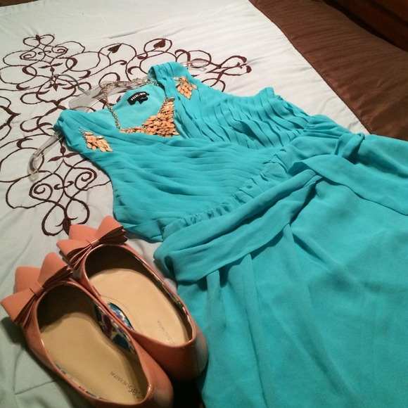 Aqua marine dress