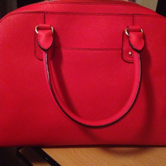 REDUCED💯 Authentic Orange Michael Kors Bag, - Picture 3 of 4