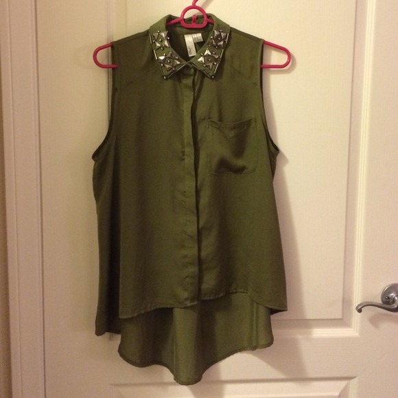 Forever 21 Dark Green Top