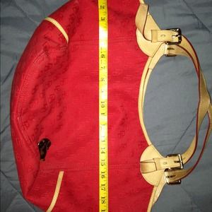 A dooney handbag red/ orange