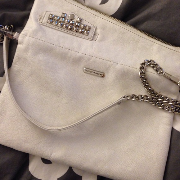 UNIQUE Rebecca Minkoff white purse: Bloomingdales! - Picture 3 of 4