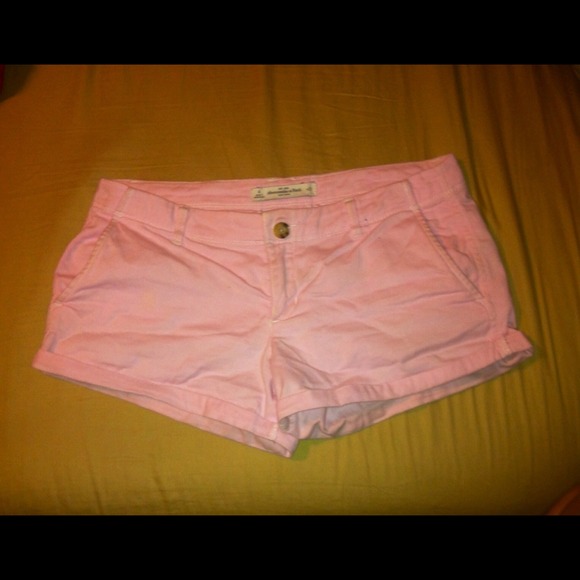 Abercrombie and Fitch Low Rise Cuffed Short-Shorts