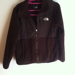 Brown northface jacket