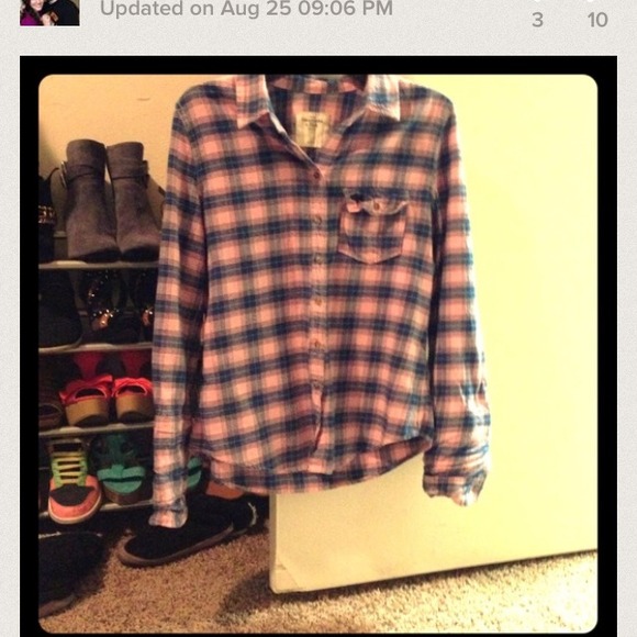 A&F flannel top
