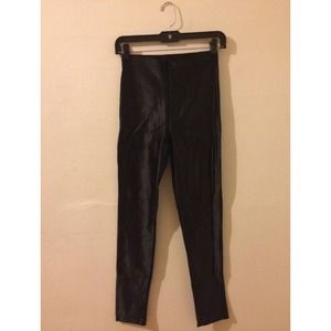 American apparel black disco pants new