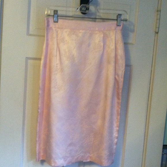 Vintage blush pink pattern skirt & jacket