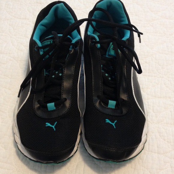 Puma running shoes.