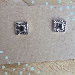 Square Stud Earrings