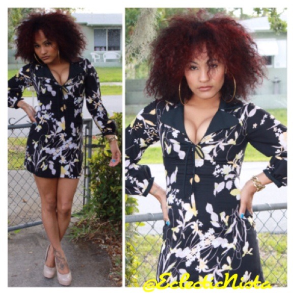 Veg 70s mini dress