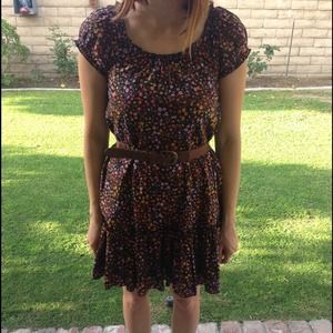 Floral h&m baby doll dress