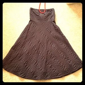 Classic J Crew Seersucker Strapless Dress