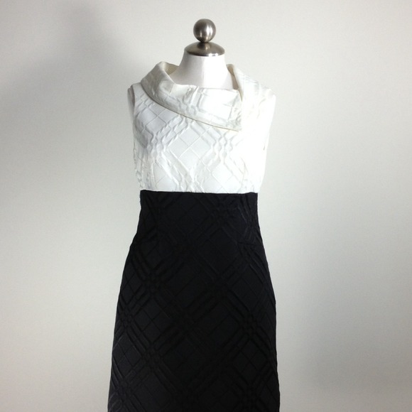Tahari Empire Waist Sheath Dress SZ. 8P