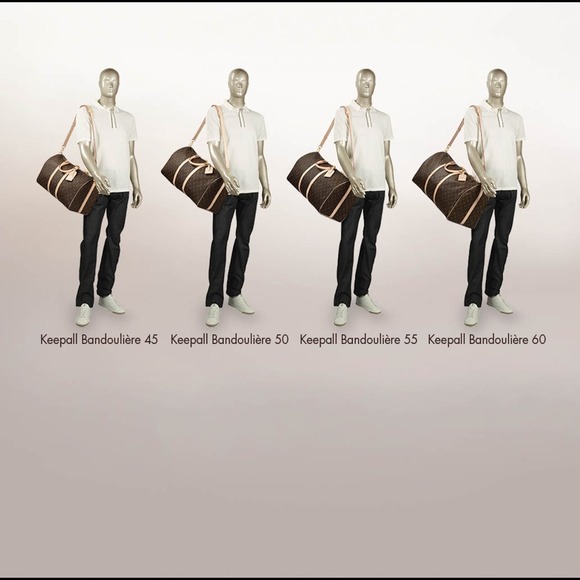 Sizes LV Keepall bandouliere and Speedy