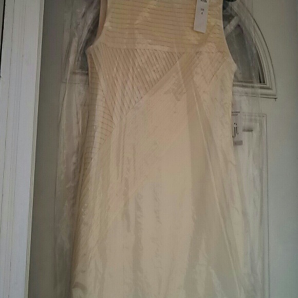 Brand new never worn.Ivory sleeveless sheath dress - Picture 1 of 4