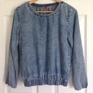 Acid Wash H&M Long sleeved top