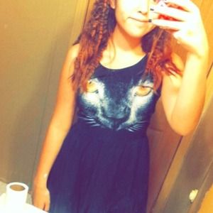 Cat skater dress