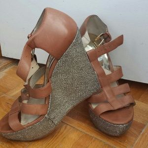 Michael Kors sparkle Wedges