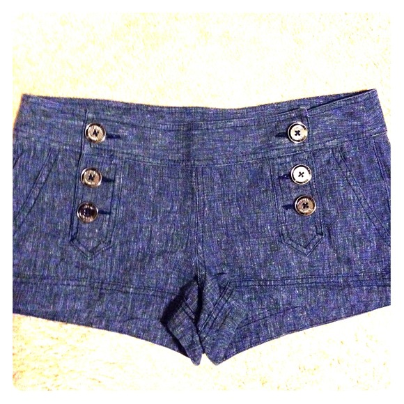 *SOLD* Express linen sailor shorts