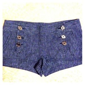 *SOLD* Express linen sailor shorts