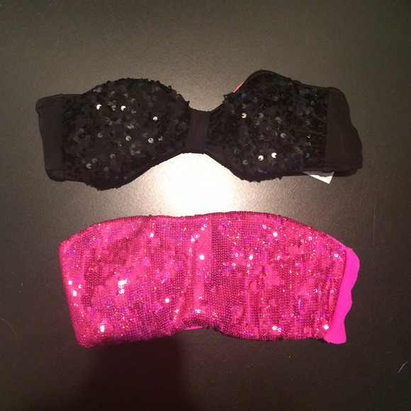 Victoria's Secret bandeau swimsuit tops
