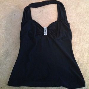 Signature Knits Black Halter