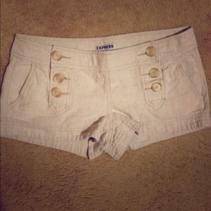 *SOLD* Express linen sailor shorts