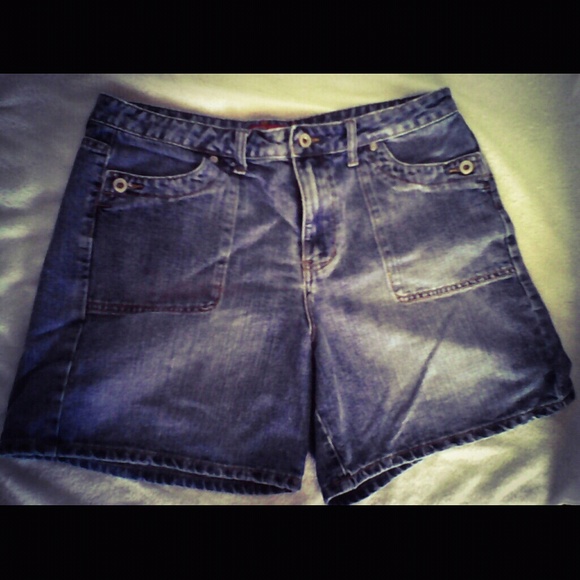 Denim shorts