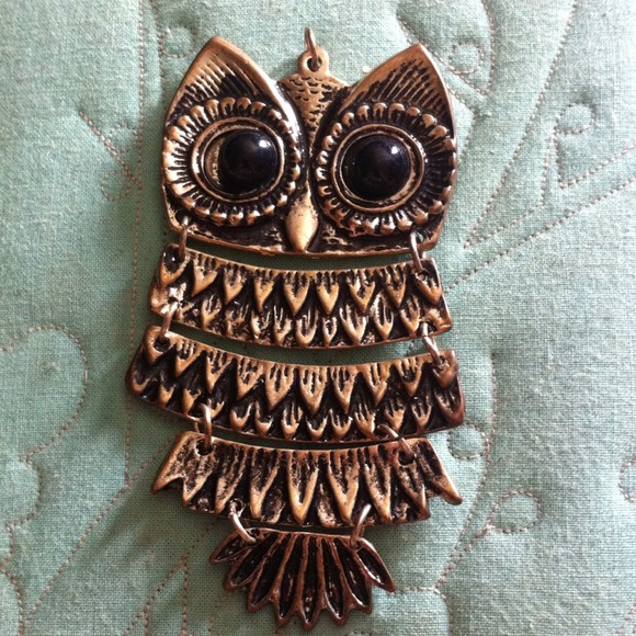 Vintage owl charm