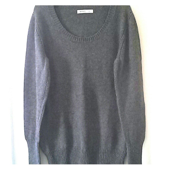 Grey scoop neck sweater