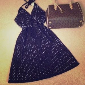 Halter Eyelet dress from Macy's