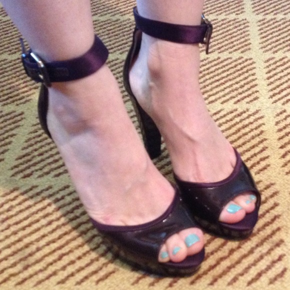 Kate Spade Peep Toe Ankle Strap Pumps