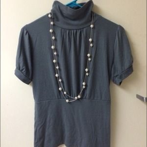 Chic grey turtleneck