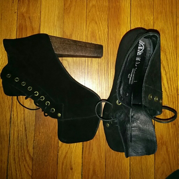 Jeffrey Campbell Lita in Black Suede 8.5