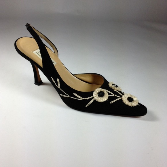 Izaac Mizrahi Linen Slingback SZ. 7.5B
