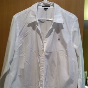 ⭐️⭐️RESERVED⭐️⭐️White Ralph Lauren Blouse