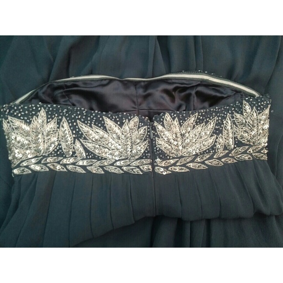 | Aidan Mattox | Grecian Beaded Evening Gown - Picture 3 of 4