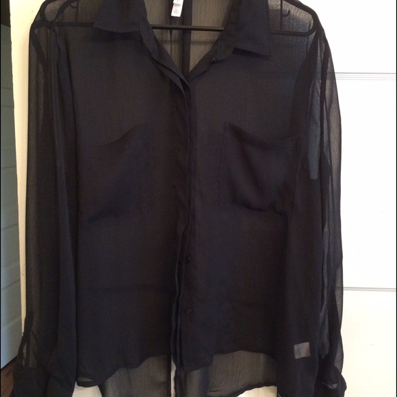 Black Xhilaration size XL top