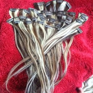 Blonde/brown extensions ❤️