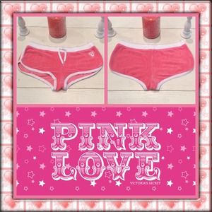 💗VICTORIA'S SECRET PINK CUTE TERRY CLOTH SHORTS💗