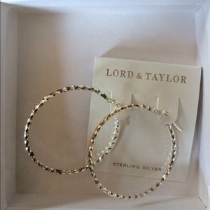 Lord and Taylor sterling silver earrings