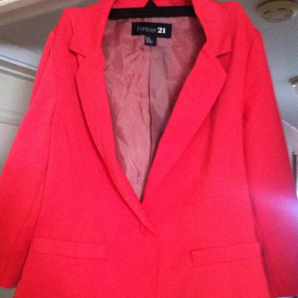 Classy red blazer