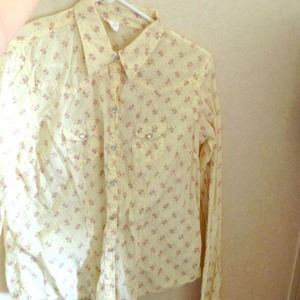 Yellow and pink flower top