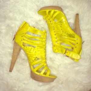 Neon Yellow Sandals from ALDO