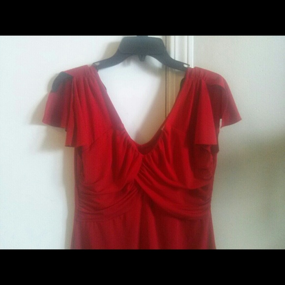 Candies red dressy shirt - Picture 2 of 2