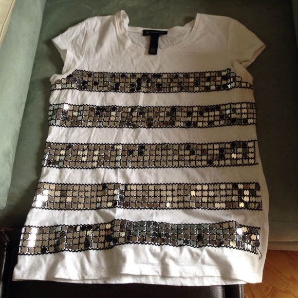 INC sequin t shirt