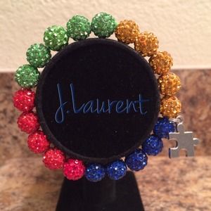AUTISM BLING WITH PUZZLE PIECE