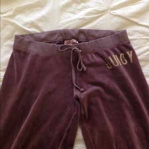 Juicy couture velour lounge pants