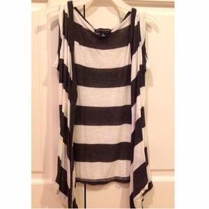 love culture striped vest