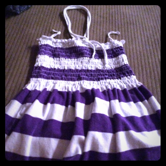 Striped Halter top Sundress!